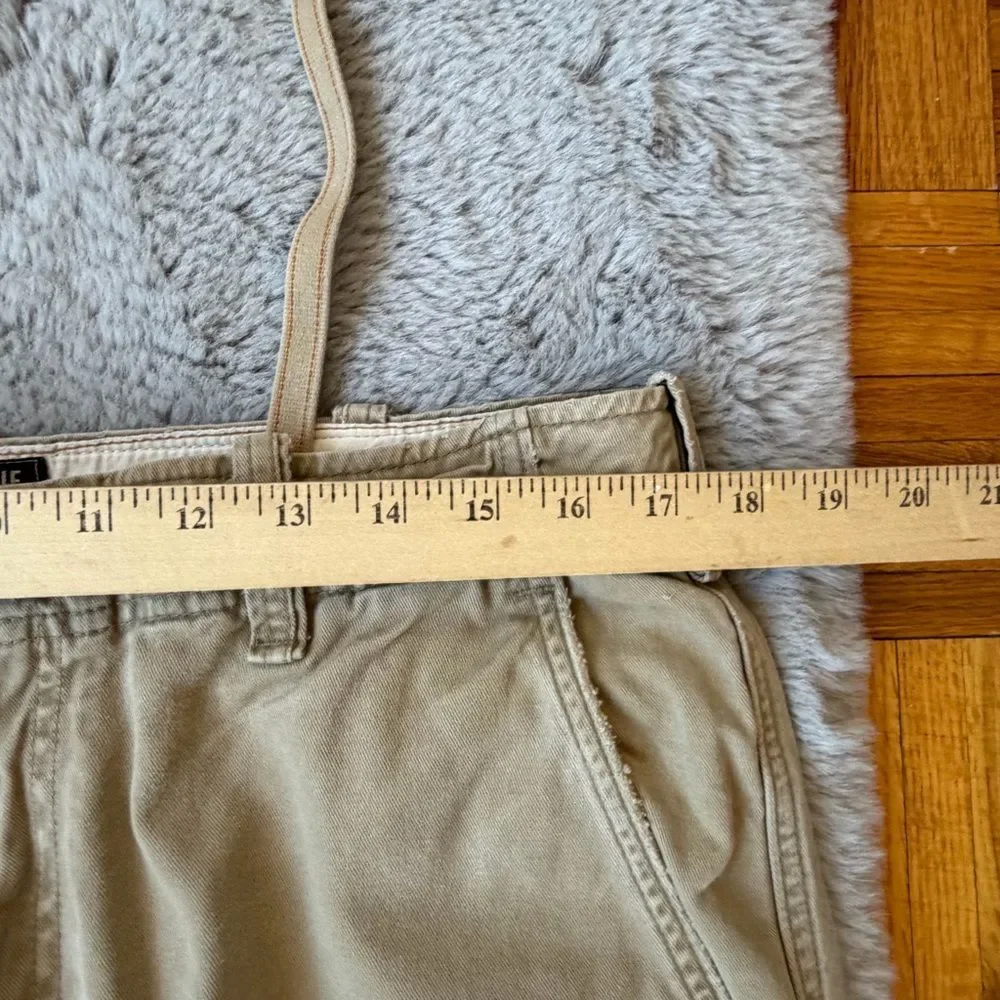 Abercrombie & Fitch AF92 Vintage Cargo Pants Mens 34x30 Beige Wide Leg‎ Utility